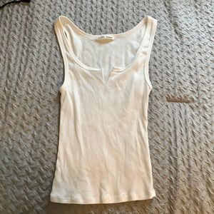 White tank top